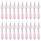 NUOBESTY Kristallklar Kronleuchter Eiszapfen Prismen Lampe Kandelaber Ersatzteile mit Achteck Perlen für Diy Kristall Vorhang Anhänger (Pink)
