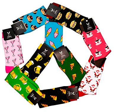 TwoSocks lustige Socken Damen Herren witzige Strümpfe als Geschenk Einheitsgröße (Roller)