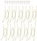 Andifany 10 Pack Plate Hangers, 6 Inch Wall Plate Hangers and 10 Pack Wall Hooks, Compatible 5 To 7 Inch Decorative Plates, Antique China, Antique Plates and Art