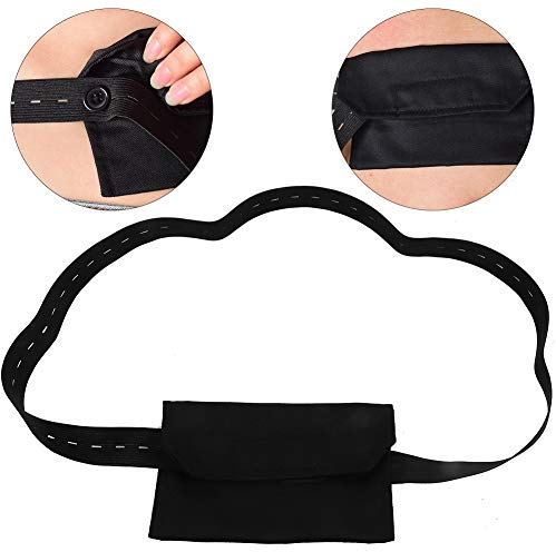 Peritonealdialyse Gürtel, Einstellbarer Peritoneal Schlauchschutz Mit Verstellbarem Dialyse Katheterverschluss, Bauchdialyse Gürtel Katheter Schutzgürtel(Schwarz)