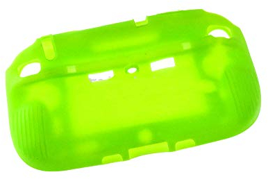Schutzhülle für Wii U Gamepad Controller, weiches Gummi, Silikon, Grün