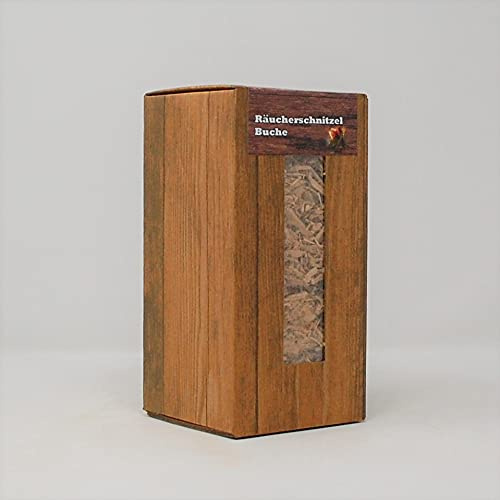 Landree® BBQ-Räucherschnitzel Buche WoodCuttings 1,5L-Box, mittlere Körnung, aus Schleswig-Holstein