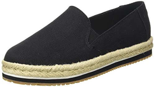TOMS Damen Palma Flache Slipper, SCHWARZ, 41 EU