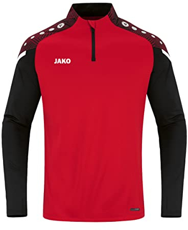 JAKO Kinder Ziptop Performance, Rot/Schwarz, 152