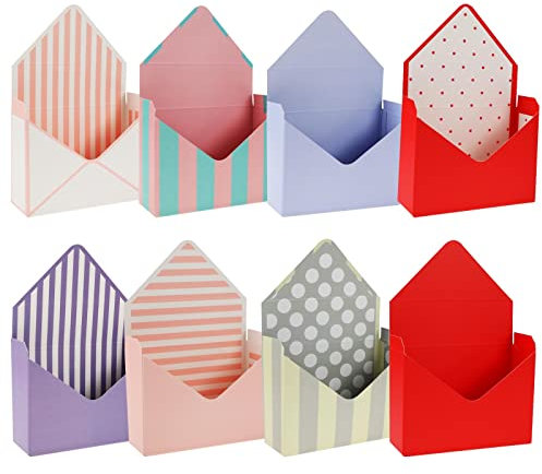 VGOL Scatola di Buste per Fiori da 8 Pezzi Scatola di imballaggio per Bouquet di Fiori Pieghevole Scatola di immagazzinaggio per Fiori Confezione Regalo per Matrimoni, fidanzamenti