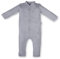 Ehrenkind® Strampler | Schlafanzug | 100% Bio-Baumwolle Schlafoverall | Standard 100 by Oeko-TEX | Hellgrau Melange Gr. 62/68