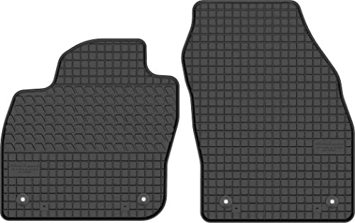 edecor Gummifussmatten Automatten Gummimatten Gummi Fußmatten für VW T-Cross ab Bj. 2018 VORNE