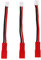 JST Stecker Kit, vorgekräuseltes Kabel-Set, PH 2.0 Stecker- und Buchsenkabel, PH2.0 Stecker, 3 STÜCKE PH2.0 auf JST Stecker Adapter PH-JST 2.0 Stecker Und Buchse JST Adapter Für SCX24 1/24 Kettenfahrz
