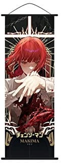 Hanaiette 1PC Anime Chainsaw Man Paintings Fabric Cloth Poster Wall Scroll for fans (Style 2)