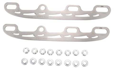 Garneck 1 Satz Schlittschuhe Racing Skates Blades Kufen Für Eiskunstlauf Ersatzklingen Hockey-ersatzklingen Roller Skating Equipment Rostfreier Stahl Reperatur-Teile Markierung