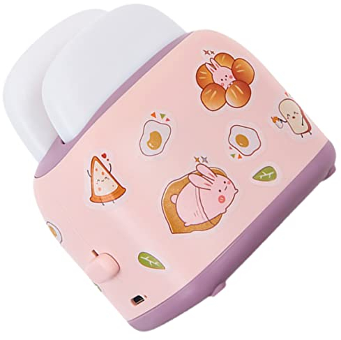 Homoyoyo Bedside Night Light for Kids Toaster Maker Night Lights Bread Toast Lamp Bedside Night Lamps Desktop Night Lamps Toaster Night Light Girl Abs Decorative Lights Children's Room
