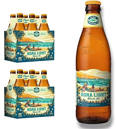 12 x Kona Light Blond Ale 0,35l - Tropical Mango mit 4,2% Vol.
