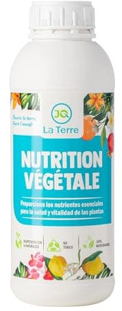 JQ LA TERRE ®, ABONO CITRICOS DE 1 LITRO, fertilizante citricos, abono liquido para cítricos,abono foliar para limonero, naranjo, pomelo, mandarino, lima, fertilizante plantas verdes, aminoacidos