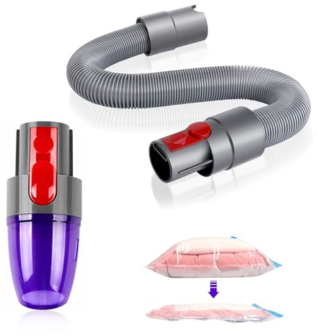 12.5 * 6 * 2.8 cm Cabezal de Aspiración para Bolsas Vacio Ropa, Con Paja Cabezal de Aspiración para Bomba Vacio Bolsas Ropa, Bomba de Vacio Accesorios para Dyson, Envasadora al Vacio Ropa