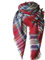 DELEY Retro Damen Tartan Schal weicher karierter karierter Schal Wickelschal Decke Schals Rot