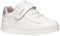 Geox B ECLYPER Girl A, Zapatillas Niñas, Optic White/Silver, 25 EU