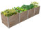 Bio Green 4 m² Hochbeet ErnteMAXX | Erweiterbar | Regionales Fichtenholz | Aluminiumprofile | 412,5 x 105 x 90 cm