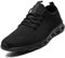 EGMPDA Schuhe Herren Sneaker Turnschuhe Sportschuhe Laufschuhe Herren Leichtgewichts Atmungsaktiv Sneaker Herren Schwarz 43