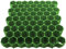 KARAT Rejilla de césped de plástico transitable 1 m² – 4 unidades – 50 x 50 cm – Verde – Rejilla de suelo, placa paddock, panal de césped, panales de suelo, placas de rejilla de césped, grava