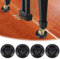 Klavieruntersetzer,4pcs Möbeluntersetzer aus Hartholz,Klavierrollenbecher,Rutschfest Möbeluntersetzer Hartholz,Piano Caster Cups,Klavierfüsse Untersetzer,Bodenschoner für Konzertflügel