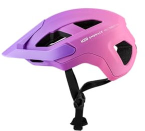KED Embrace MU-1 Allround Helm Für City Trail Mit Verstellbarem Visier Und Beleuchtung | Farbe: Violet Pink Matt, Größe: 54-58 (M)