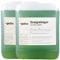 Essigreiniger Grüner Apfel [2 × 5 Liter Kanister] für Oberflächen aus Keramik, Glas, Kunsstoff und Fliesen in Bad, Dusche, Küche; Gegen Wasserflecke, Kalk und Seifenreste; Frischer Apfelduft