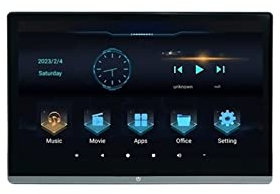 Monitor de reposacabezas para coche, Pantalla externa ultrafina de de 13,3 pulgadas WIFI4 + 64G Pantalla de reposacabezas de coche de 13,3 pulgadas Para viajes largos o vacaciones familiares(13.3 inch