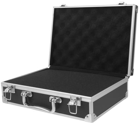 Valigetta Portatile Alluminio con Fodera per Utensili e Documenti Design Moderno per Conservazione Strumenti e Attrezzature