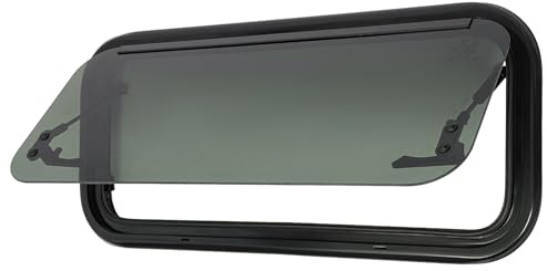 JJsdwin Fenêtre basculante pour caravane à fermeture éclair, 700 x 300 mm Fenêtre de camping-car avec verrouillage sûr, Angle d'ouverture max. : 85° | Dimensions du colis : 80 x 40 x 13 cm