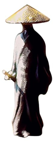 Knight-Errant Resin Statue - Resin Ornament Figur | Pot Suiseki Dekorative