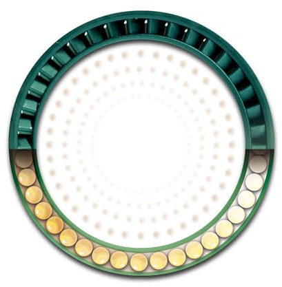 Cecotec Ersatzringe mit Essenz für Haartrockner IoniCare Dry&Keratin Rings Olive. 3er-Pack NutriEssence Tech Ersatzringe für den IoniCare Dry&Keratin Haartrockner, Originalzubehör