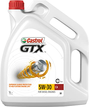 Castrol GTX 5W-30 C4, Huile Moteur, 5L