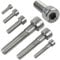 Stahlia Zylinderkopfschrauben M4 x 12 mm Edelstahlschrauben (50 Stück) Vollgewinde Innensechskant Maschinenschrauben Zylinderschrauben Schrauben Set
