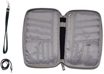 ARTOS Reisemappe für Dokumenten-Organizer, Schwarz, Vielseitig einsetzbar