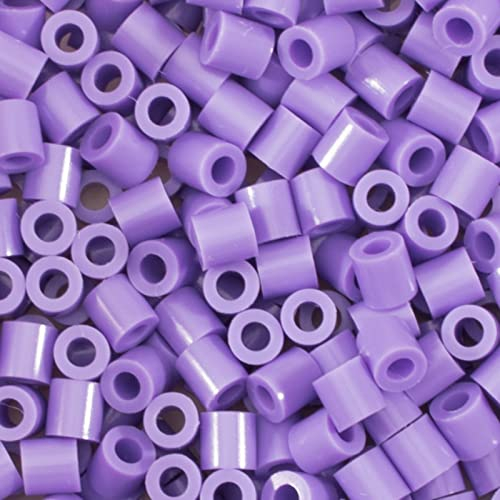 Vaessen Creative 5009-011 Bügelperlen, Lila, 1100 Stück, Steckperlen zum Basteln mit Kindern, DIY Gestalten von Schmuck, Deko, Verzierungen und weiteren Bastelideen
