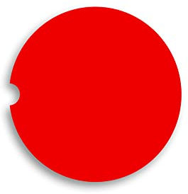 4R Quattroerre.it Adesivo Tappo Serbatoio Fiat 500 e 500 Abarth Rosso Corsa