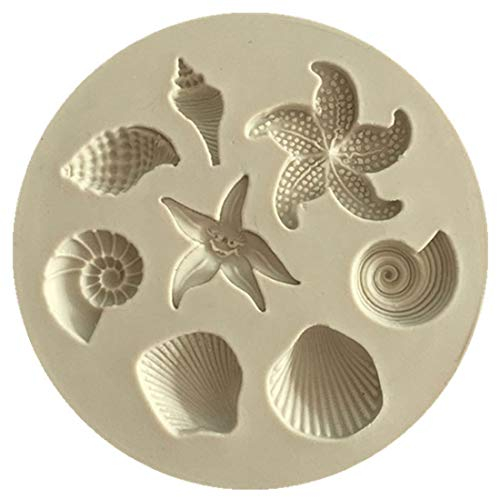 MEERESTIERE Pralinenform Backform Eiswürfelform 100% Silikon Schokoladenform Seifenform 1.5-2.5 cm lang