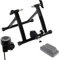 FFitness Fahrradrolle, zusammenklappbar, magnetisch, für Räder von 24 bis 29 Zoll (61 bis 69 cm), für Indoor-Fahrradtraining