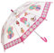 Idena 50048 - Kinderregenschirm für Mädchen, mit zauberhaftem Meerjungfrauenmotiv auf transparentem Kunststoff, Durchmesser ca. 83 cm, Länge ca. 66 cm