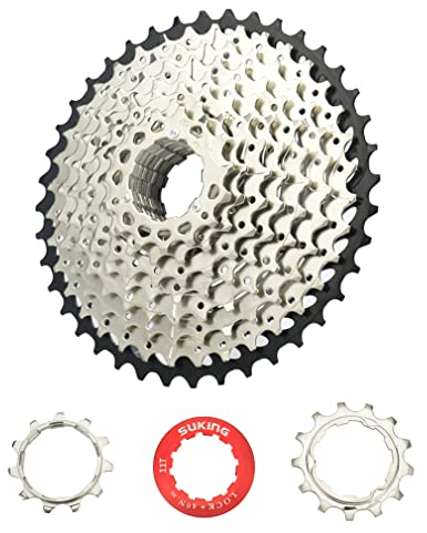 CYSKY 10 Fach Kassette 11-40T Kassette passend für Mountainbike, Rennrad, MTB, BMX (Leichtgewicht) (11-40T)