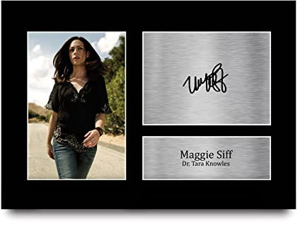 HWC Trading A4 Maggie Siff Sons of Anarchy Geschenke Gedrucktes Signiertes Autogramm Foto für Fans von Fernsehshows