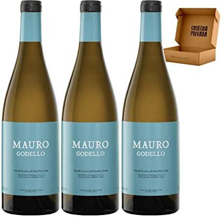 Mauro - Envío 24 H - Vino Regalo - Cosecha Privada (3 x Botella 75 cl, Mauro Godello)