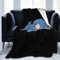 Decke für Eeyore, superweiche Weihnachtsdecke, Flanell-Überwurf, Anime-Thema, Heimdekoration, warm und bequem, Winterbettwäsche, Sofa und Geschenke, 152,4 x 203,4 cm