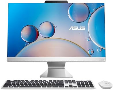 ASUS A3402WBAK-WA150W - Sobremesa Todo en uno 23.8 Full HD (Intel Core i3-1215U, 8GB RAM, 512GB SSD, UHD Graphics, Windows 11 Home) Blanco - Teclado QWERTY español