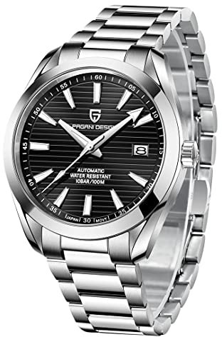 Pagani Design Automatik Herrenuhr NH35 Uhrwerk Saphirglas 100m Wasserdicht Mode Sport Edelstahl Business Uhr