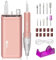 Kredioo Ponceuse pour Ongles 35000 Tours Professionnelle Portable Electrique avec Affichage LED et 10 Embouts pour Manucure Pédicure Retirer Vernis/Gel/Acrylique