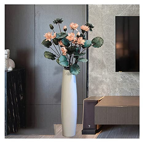 Vases Grand Sol Plante Bonsaï Céramique Fleurs Séchées Argent Grand Vase Bonsaï Pot De Fleur Décorations for La Maison Salon Arrangement De Fleurs Séchées Ornements Décor à la Maison Vases (Color : 8