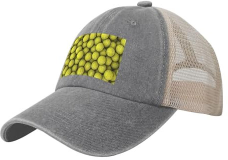 YJSPSW Palline da Tennis, Cappelli da Camionista Classici Regolabili per Cappelli da Baseball in Rete da Cowboy