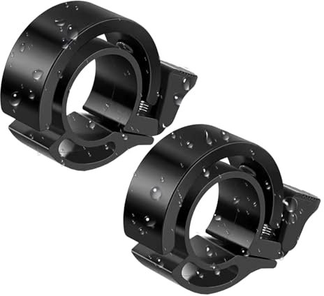 Zzmorni 2 Pack 22mm Fahrradglocken Mountainbike Glocken Straße Fahrradglocken Mini Fahrradglocken hohe Dezibel Lauten Ton versteckte Fahrradglocken (2 schwarz)