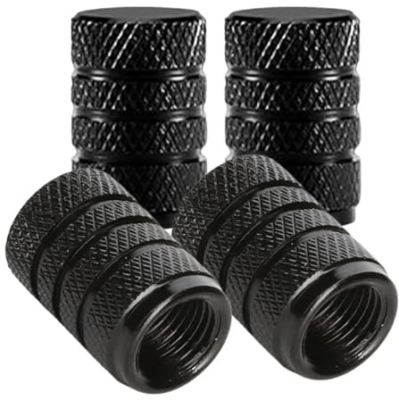 Tire Valve Caps | Dust Proof Stem Covers | Aluminum Alloy Tires Caps | Sturdy Valve Dust Caps | Auto Tire Valve Cap | Tire Sealing Ring Valves for Auto, Motorcycles